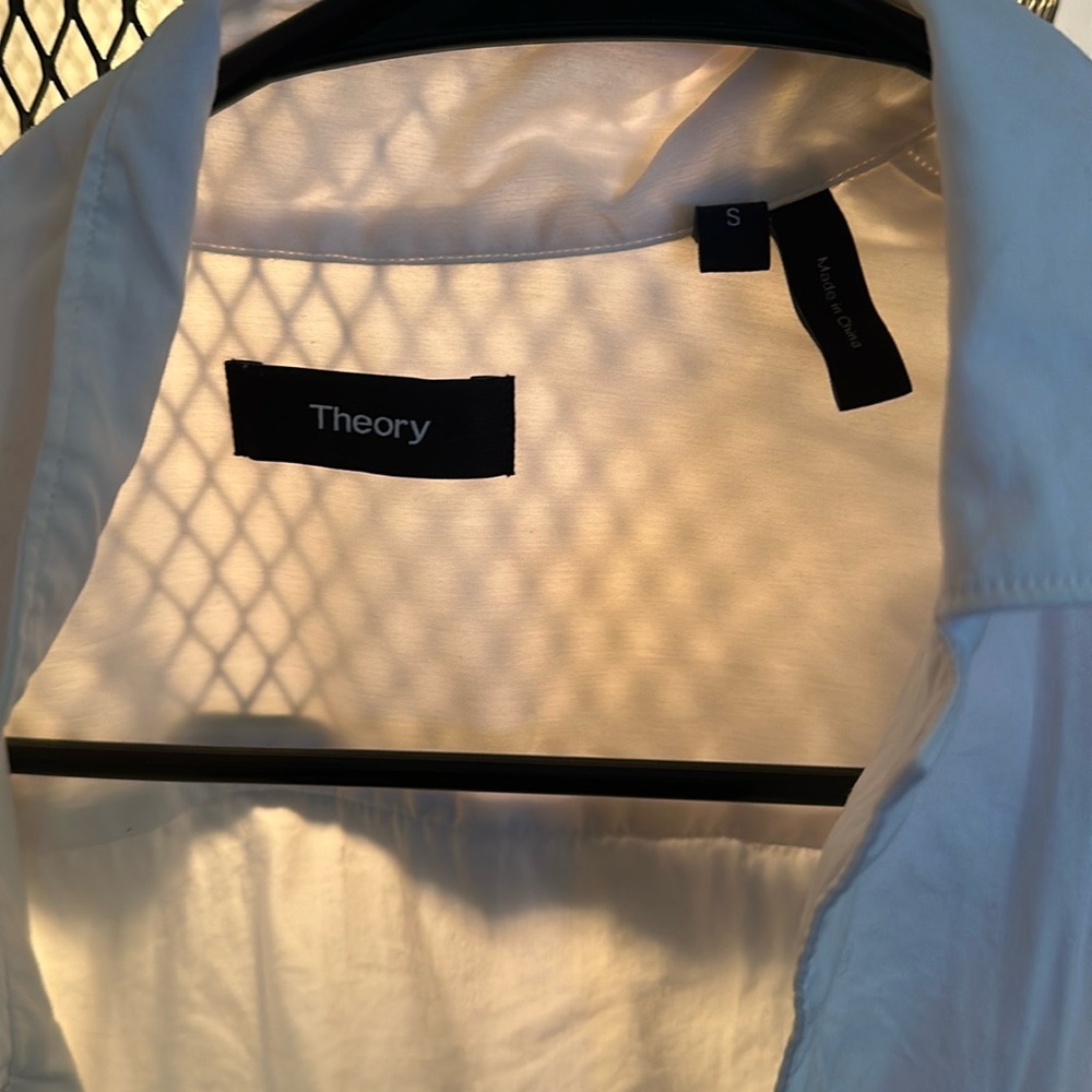 Theory button down dress shirt small mens